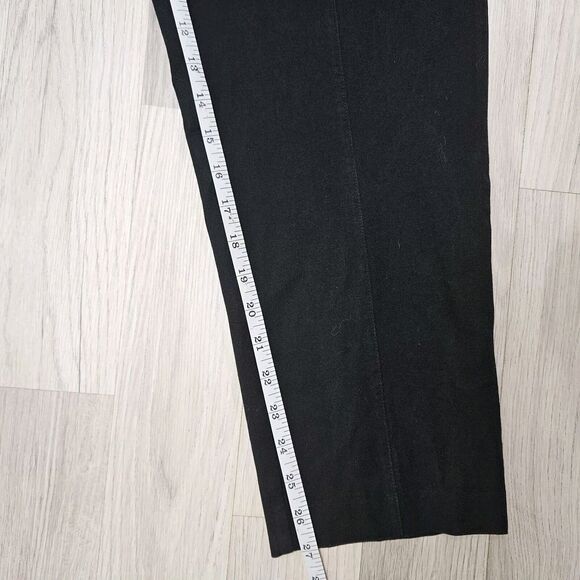 J. JILL Womens Black Premium Bi Stretch Slim Straight Leg Chino Pants Size 18 - Picture 4 of 10